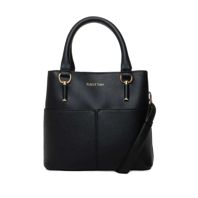Bolsa Feminina Rafitthy Tote Transversal e de Mão Preta - U