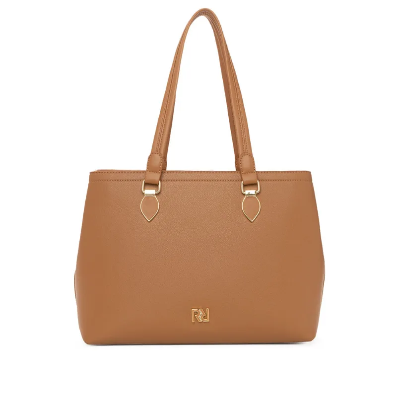 Bolsa Feminina Rafitthy Tiracolo Grande Gotas Caramelo - U