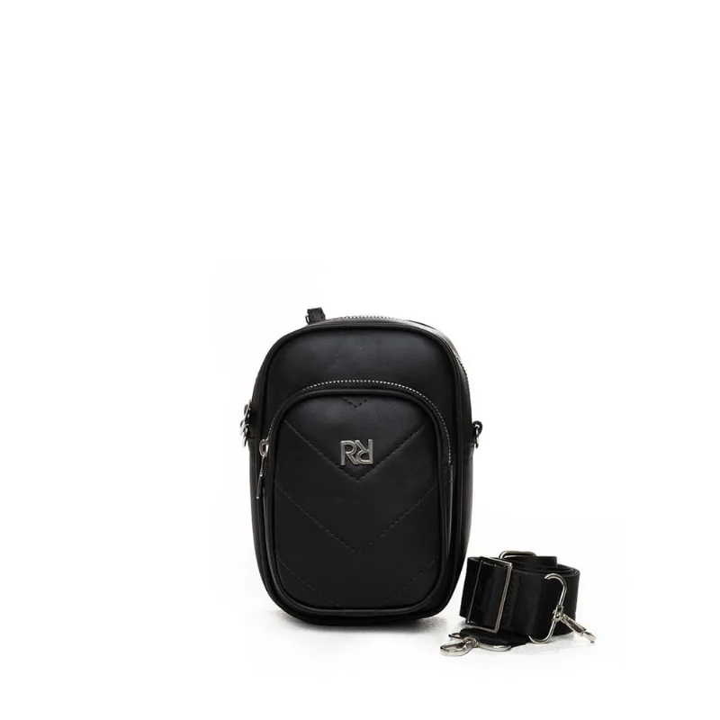 Bolsa Feminina Rafitthy Transversal Mini Cross Preto - U
