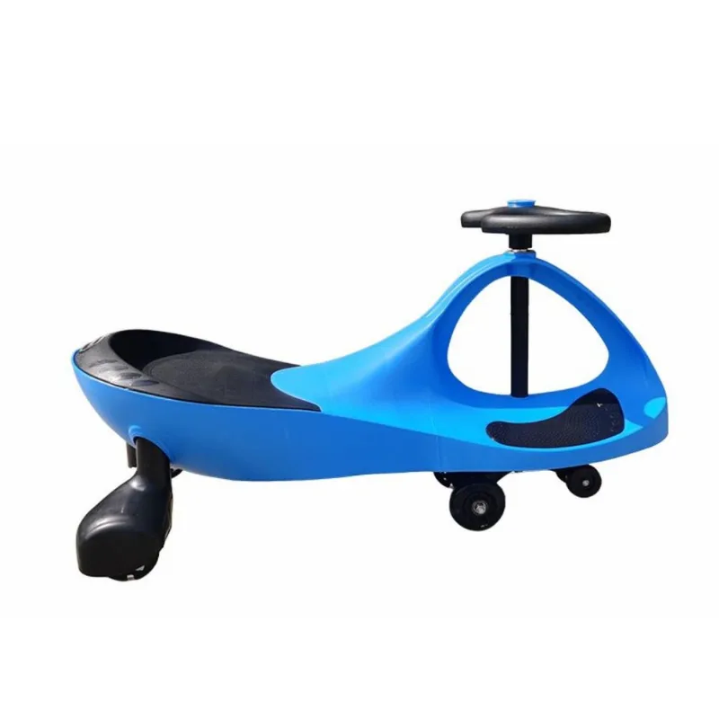 Carrinho Rolimã Vira Car Azul e Preto Brinquedo Infantil 360°