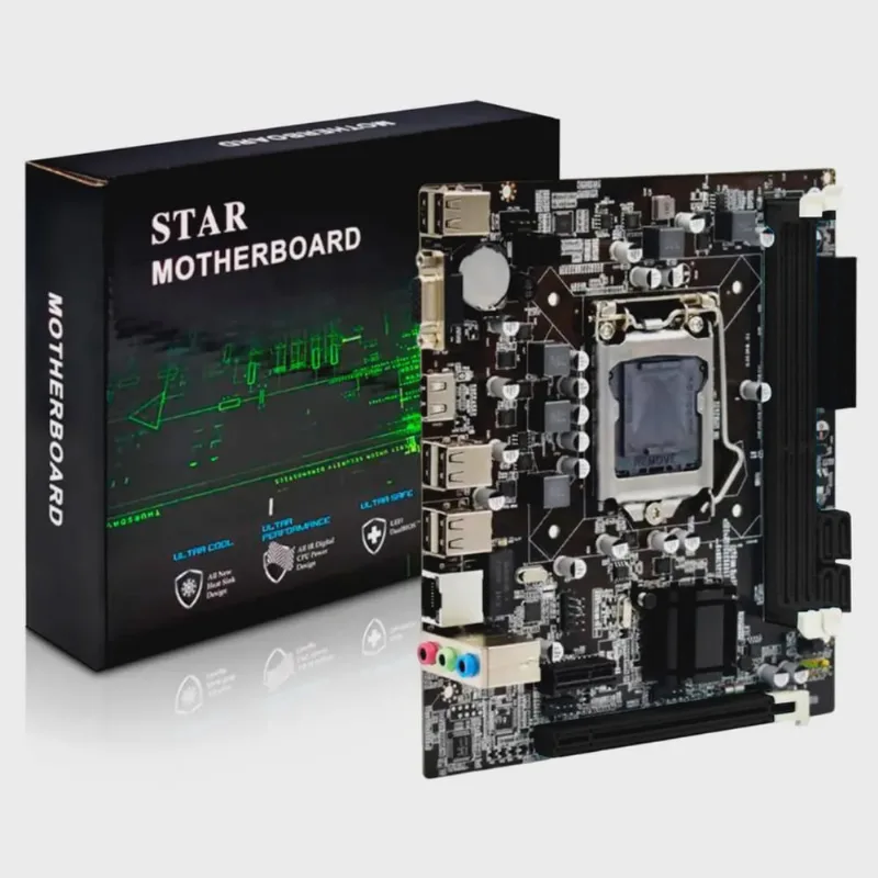 Placa Mae Intel 1155 H61 M.2 2xDdr3 Hdmi/Vga 2 e 3 Geraçao H61G578 Star