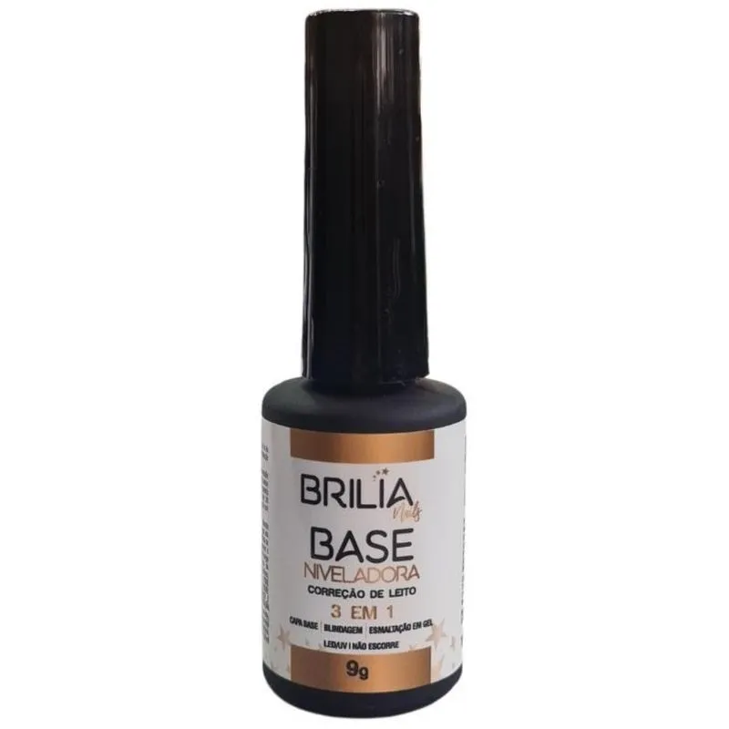 Brilia Nails Base Niveladora 3 Em 1 9g