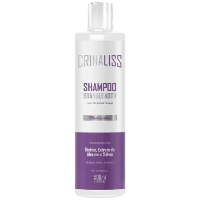 Shampoo Branqueador Crina Liss - 500 Ml