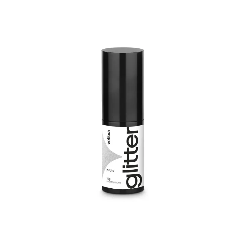 GLITTER PET EM PO COLLORA (PRATA) [15G]