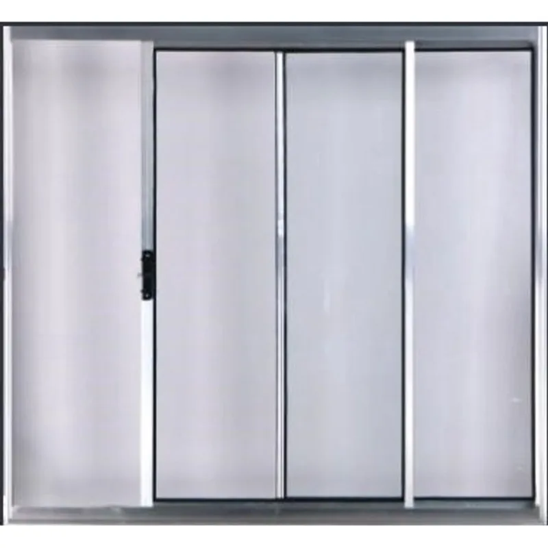 Janela vitro 2 folhas sem grade aluminio brilhante - 1.00 (a) X 1.20 (l)