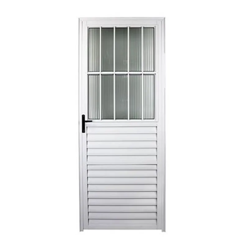 Porta social postigo laminada 2,10(A) X 0,90(L) alumínio branco