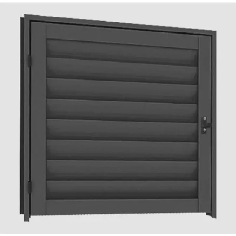 Abrigo / Alçapão 80cm Altura X 60cm Largura Alumínio Preto