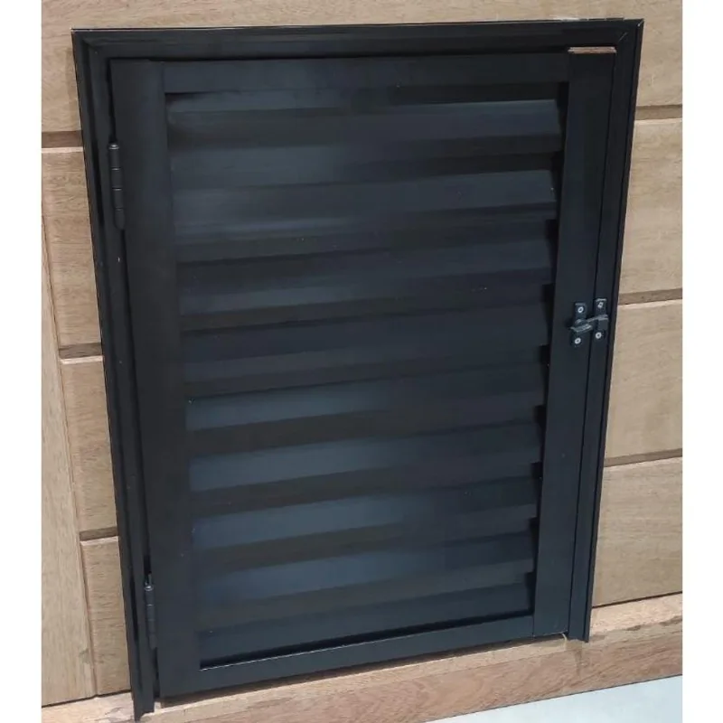 Abrigo / Alçapão 60cm X 60cm Alumínio Preto
