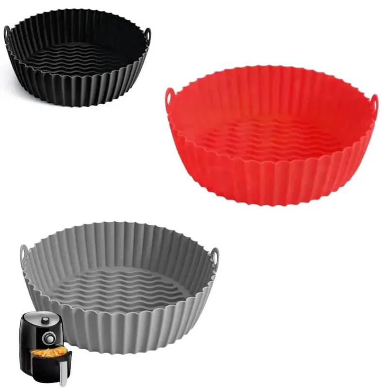Forma De Silicone Para Air Fryer 16x5.5 Cm