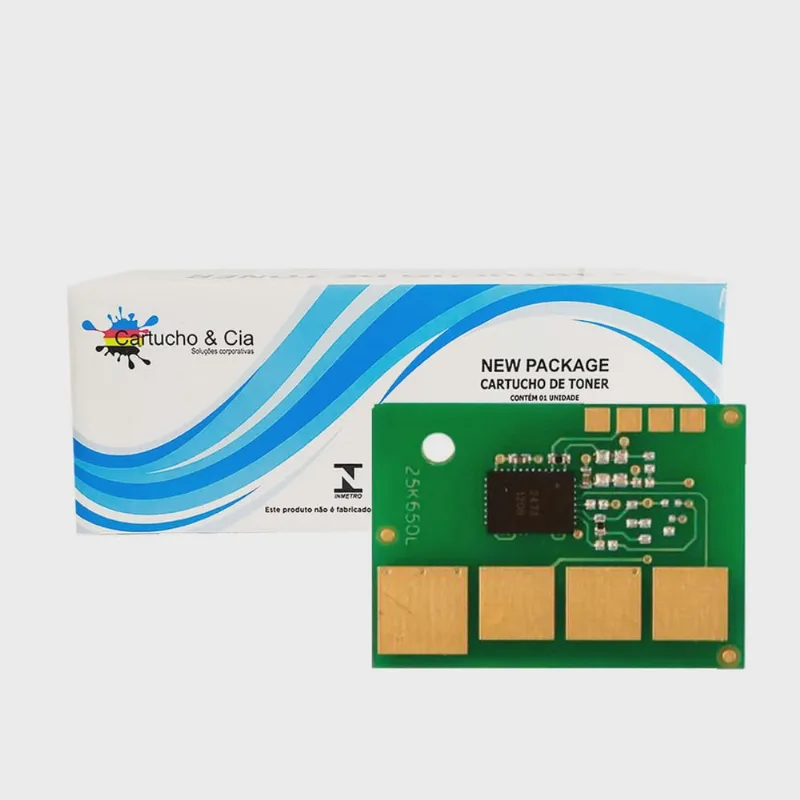 Chip compatível com lexmark T650 652 654 656 X651 656 36.000 páginas - cartucho & cia