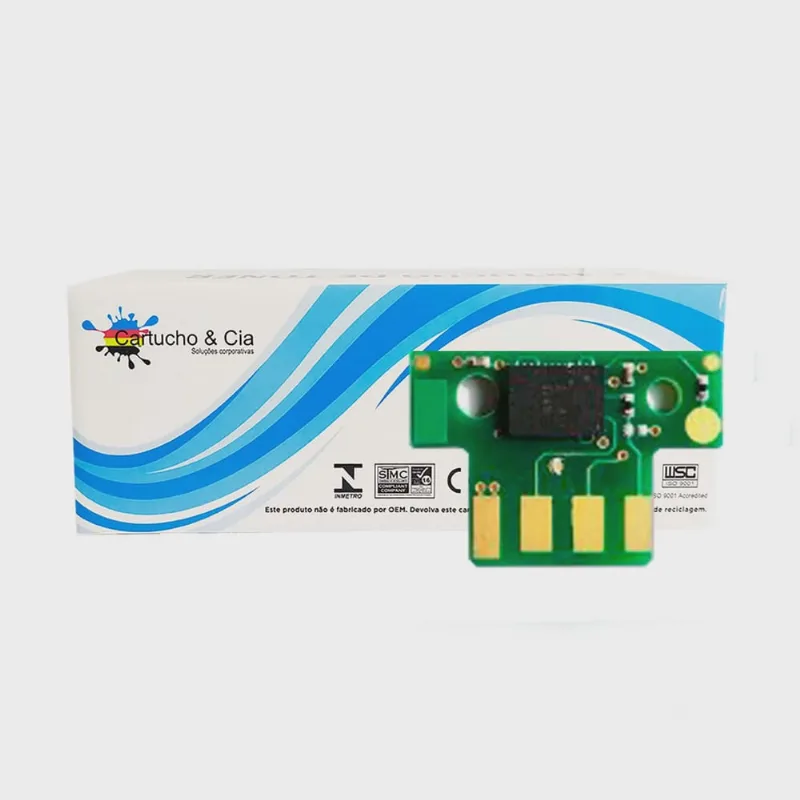 Chip compatível lexmark 71B40C0 CS317 CS417 CS517 magenta 3.500 páginas - cartucho & cia