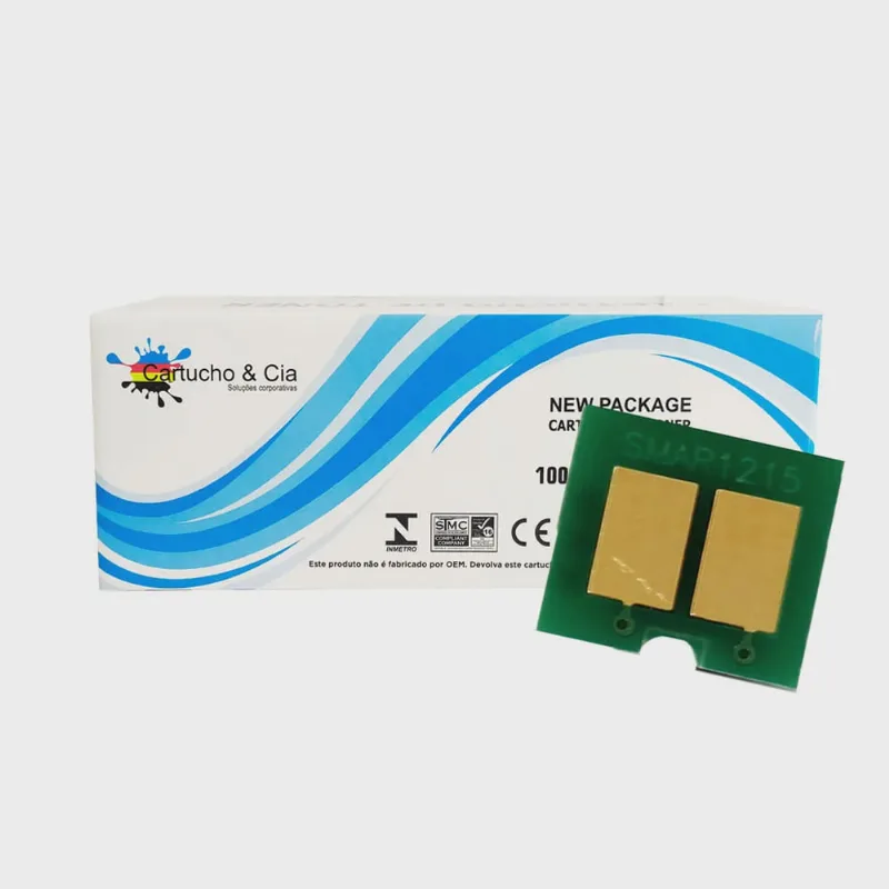 Chip hp CB543A magenta 125A CP1215 CP1510 CP1515 CP1518 CM1312 1.400 páginas - cartucho & cia