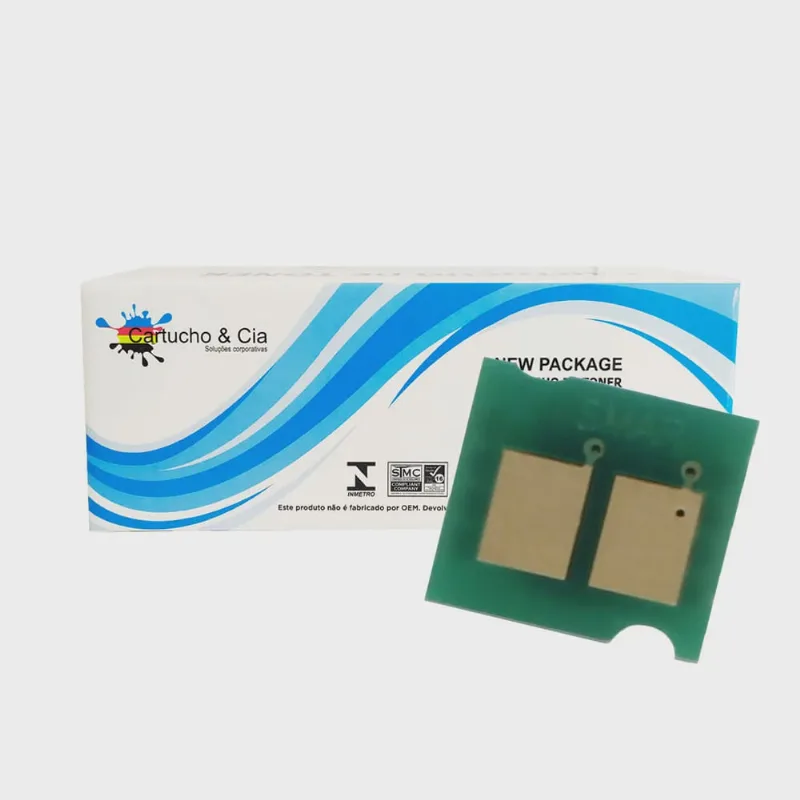 Chip hp CE255A 55A P3015 P3016 P3015N P3015X P3015DN M525F M521DN 6.000 paginas - cartucho & cia