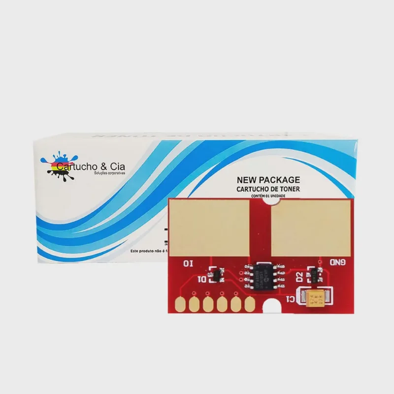 Chip lexmark T610 T612 T614 T616 12A5845 25.000 páginas - cartucho & cia