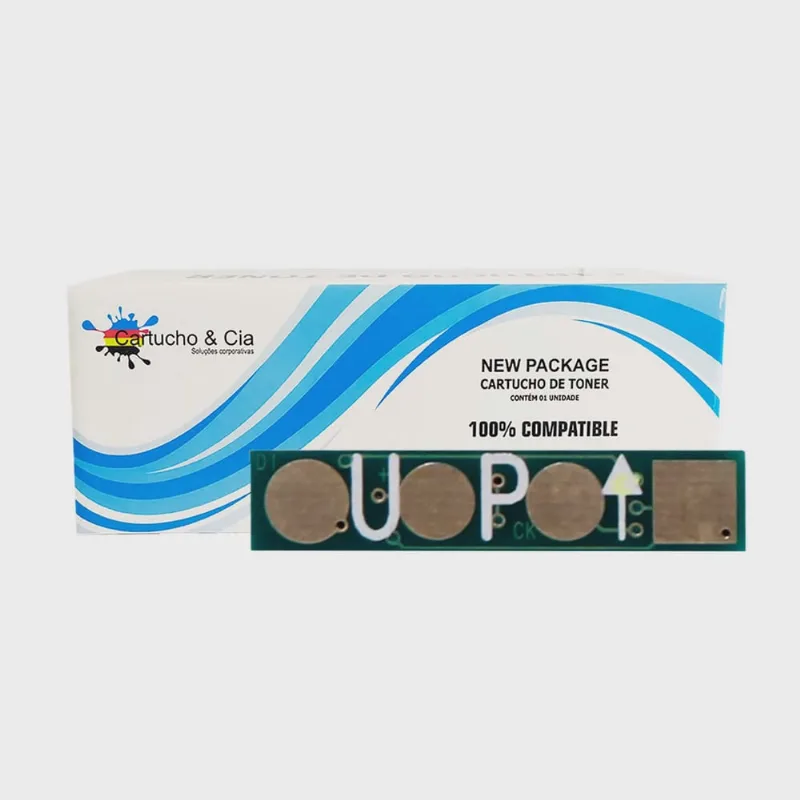 Chip samsung CLT-K407S CLP320 CLP325 CLP320N CLP325W CLX3180 CLX3185 black 1.500 páginas - cartucho & cia