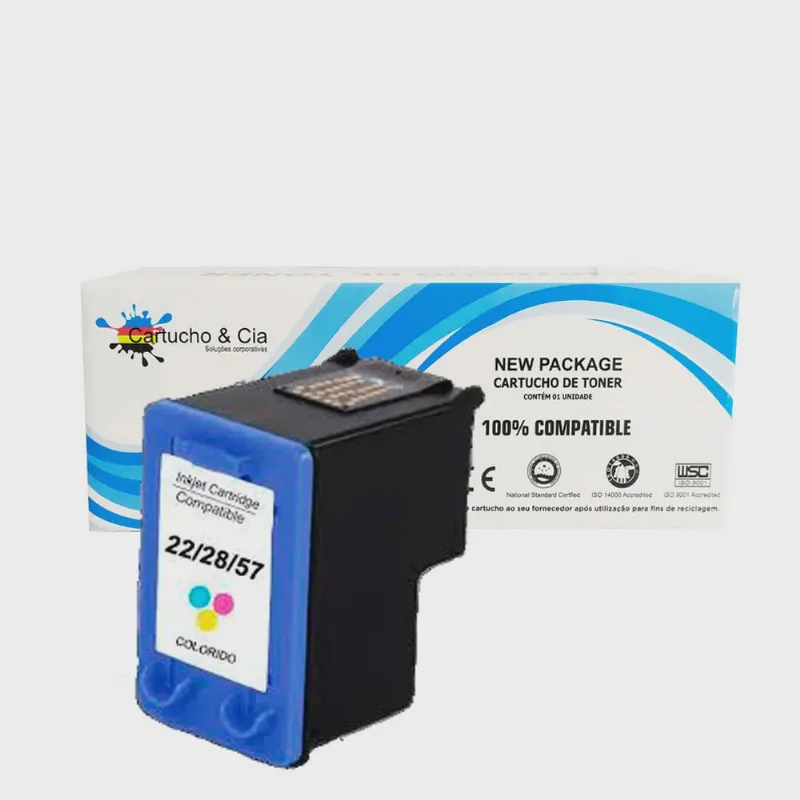 Cartucho de Tinta Compatível 22xl Colorido F4180 F380