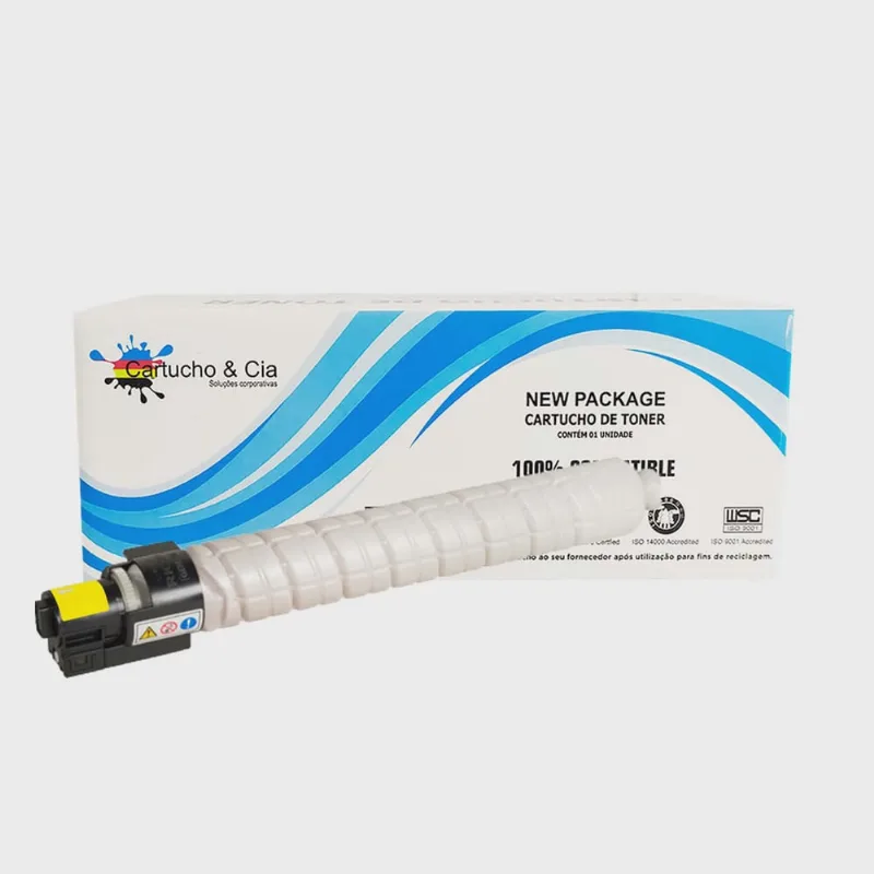 Toner Comp. Ricoh 842308 Amarelo MPC2000 MPC2500 3000 10.5K