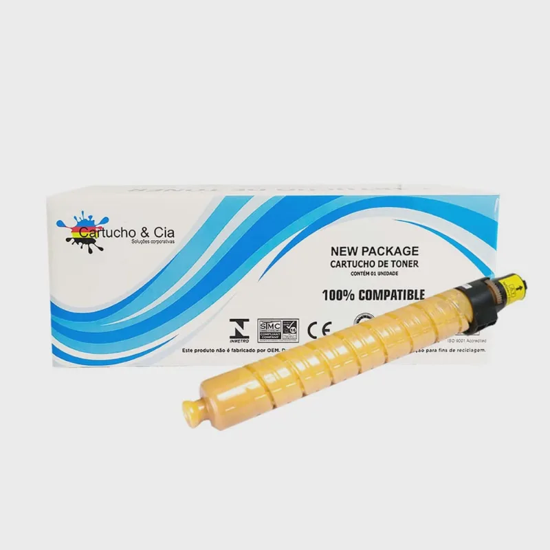 Toner Comp. Ricoh Amarelo mp C3001 C3300 C3501 C2800 15K