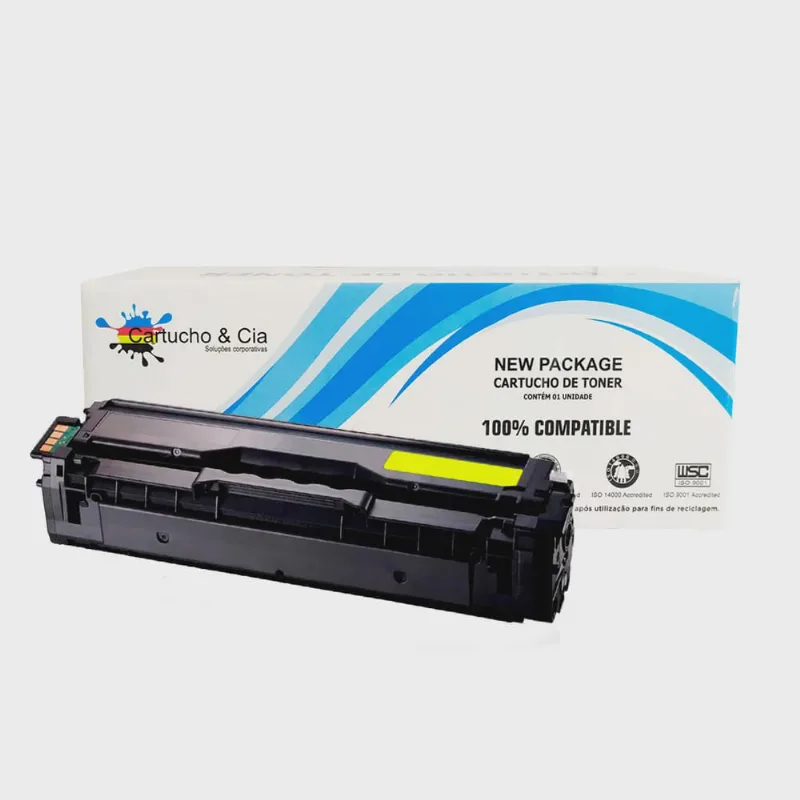 Toner Compatível Clt Y504s 504s Amarelo Clp415nw Clx4195fn