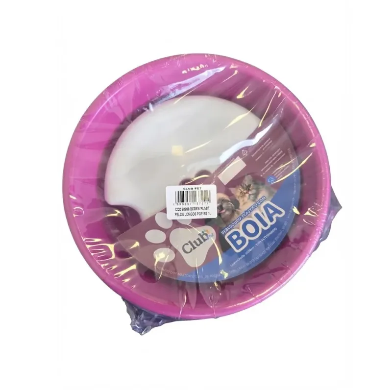 CLUB PET COMEDOURO BEBEDOURO PLASTICO COM BOIA 1L - petshop Malu