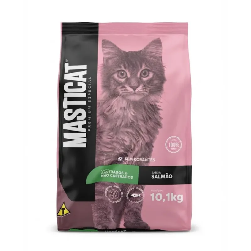 CLUB PET MASTICAT GATOS SALMAO 10,1KG - petshop Malu