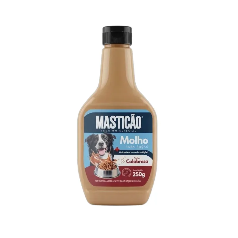 CLUB PET MASTICAO CAES MOLHO PARA RACAO CALABRESA - petshop Malu