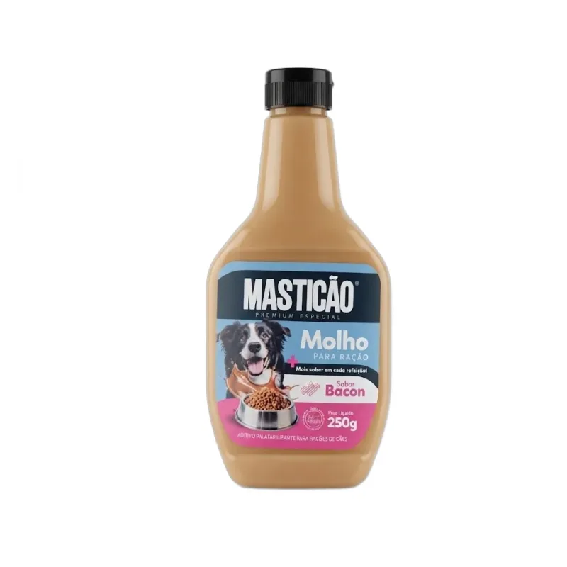 CLUB PET MASTICAO CAES MOLHO PARA RACAO BACON 250G - petshop Malu