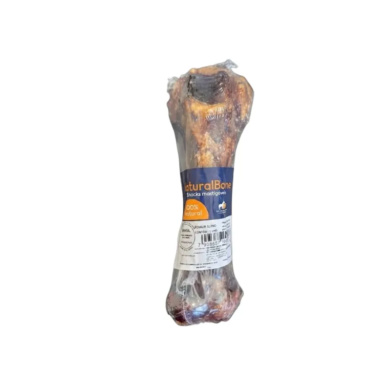 NATURAL BONE SNACKS MASTIGAVEIS FEMUR SUINO - petshop Malu