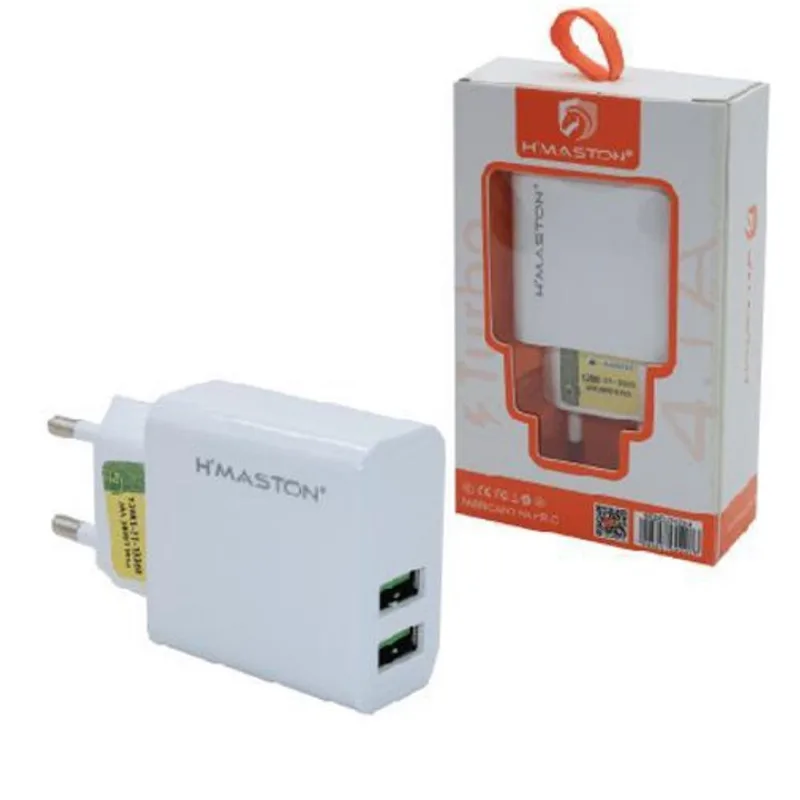 Tomada Carregador Fonte Celular Com 2 Usb Turbo 4.1A Duplo