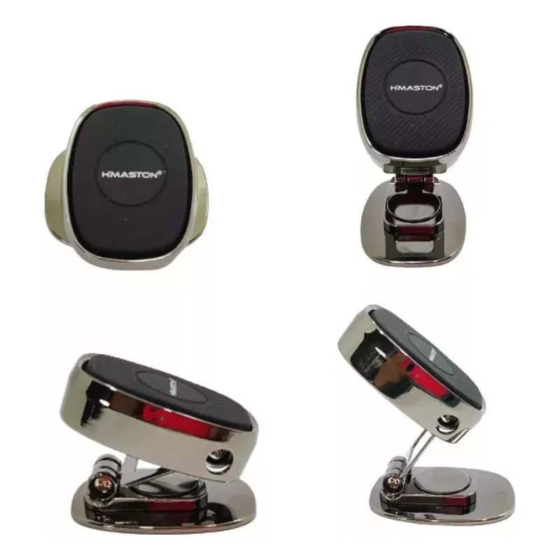 Suporte Veicular De Atração Magnética Cor Preto Cj-65