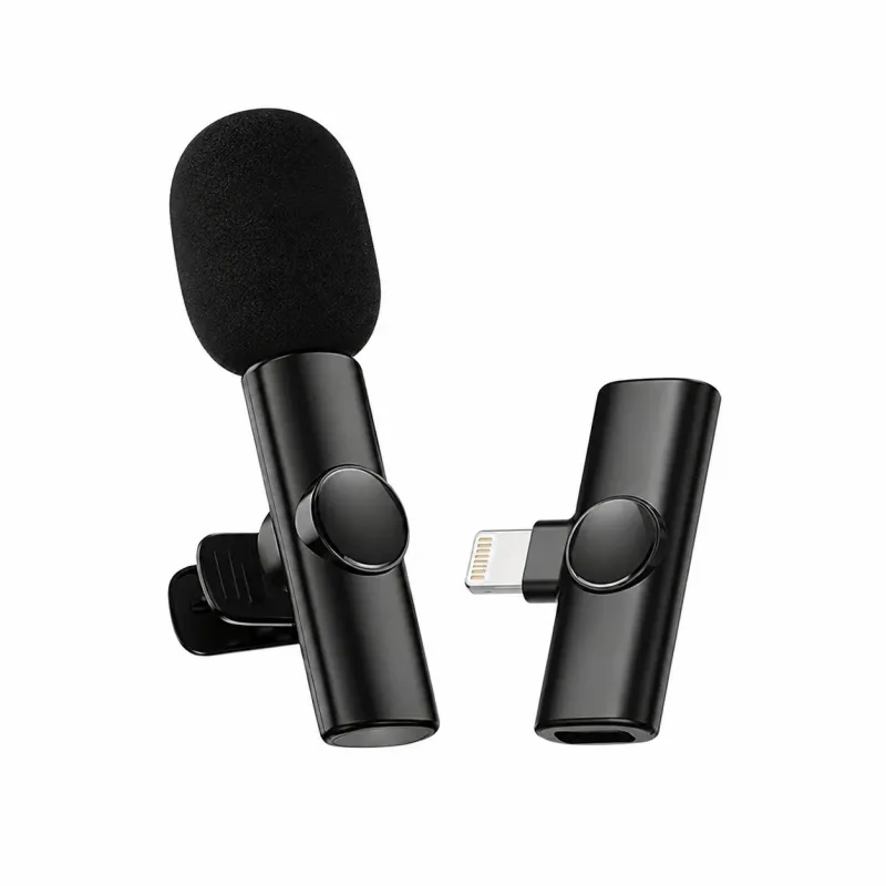 Microfone Lapela Sem Fio iPhone H'Maston MK03