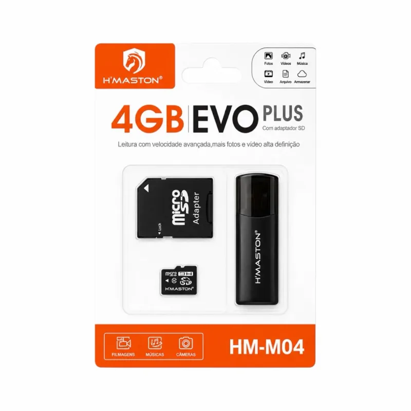 Cartão de Memória 4GB HM-M04 Hmaston
