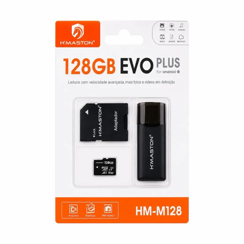 Cartão de Memória 128GB HM-M128 Hmaston