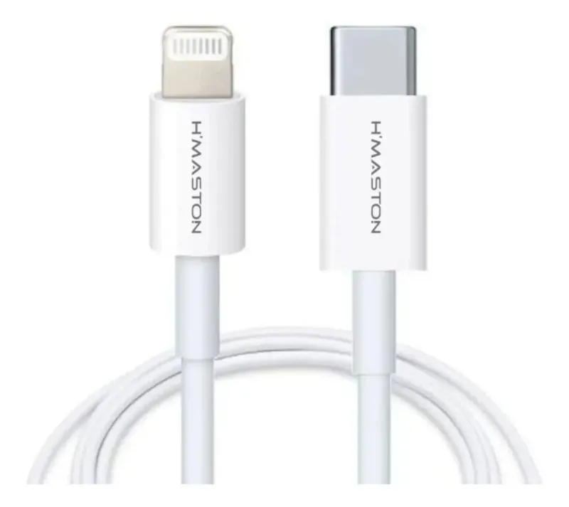 Cabo de dados e carga USB de 1 metro HB16-PD Tipo C para Lightning - Store Cellsinfo