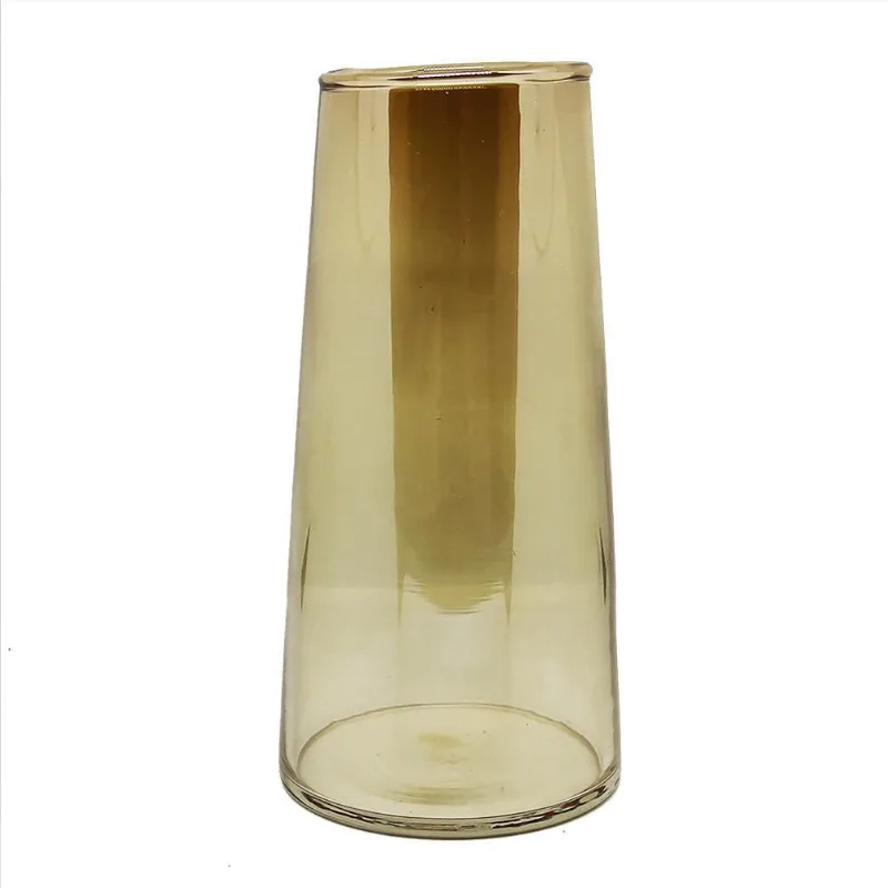 Vaso Vidro Com Design Minimalista E Sofisticado 15x7cm
