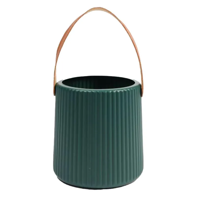 Vaso Planta Flor P. U Arranjos Leve Resistente Com Alça 15x13cm