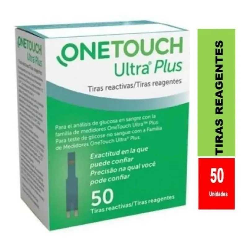 Tiras Glicemia Onetouch Ultra Plus Tiras / Fitas Reagentes