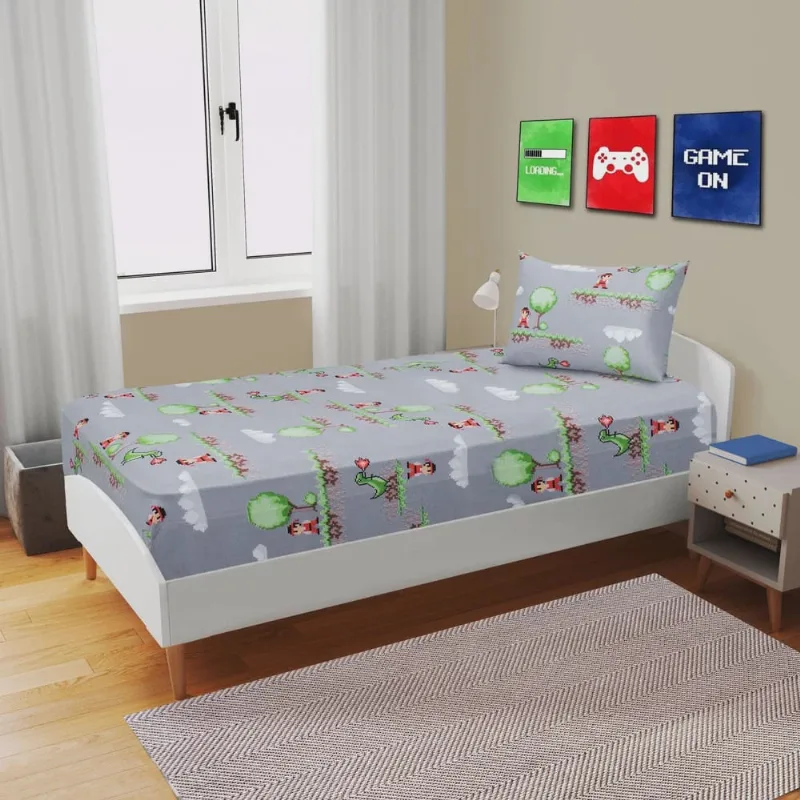 Jogo de Cama Solteiro 2 peças Kids Super Game