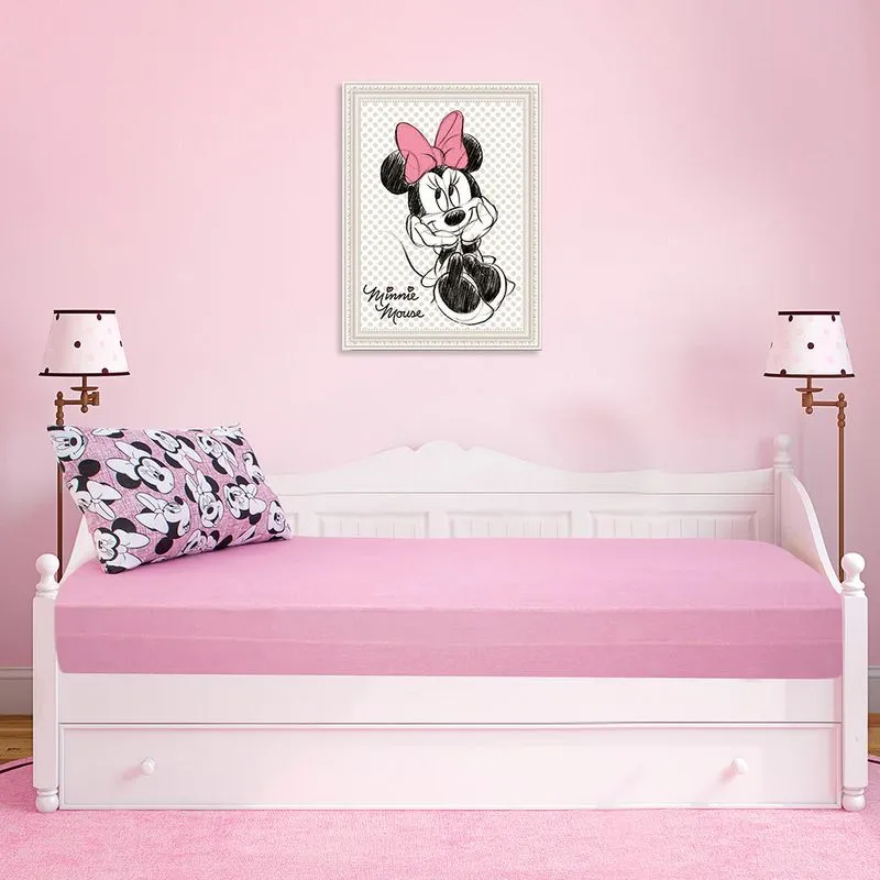 Jogo de Cama Solteiro Joy Minnie Tex