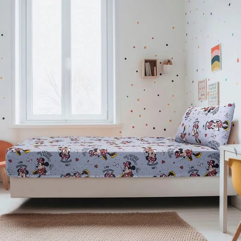 Jogo de Cama Solteiro Joy Minnie Sparkly