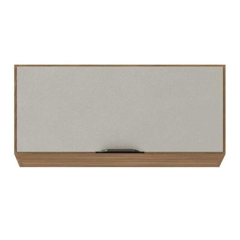 Armário de Cozinha Aéreo 01 Porta 70cm Firenze Amêndola Nude Prime tx Demóbile