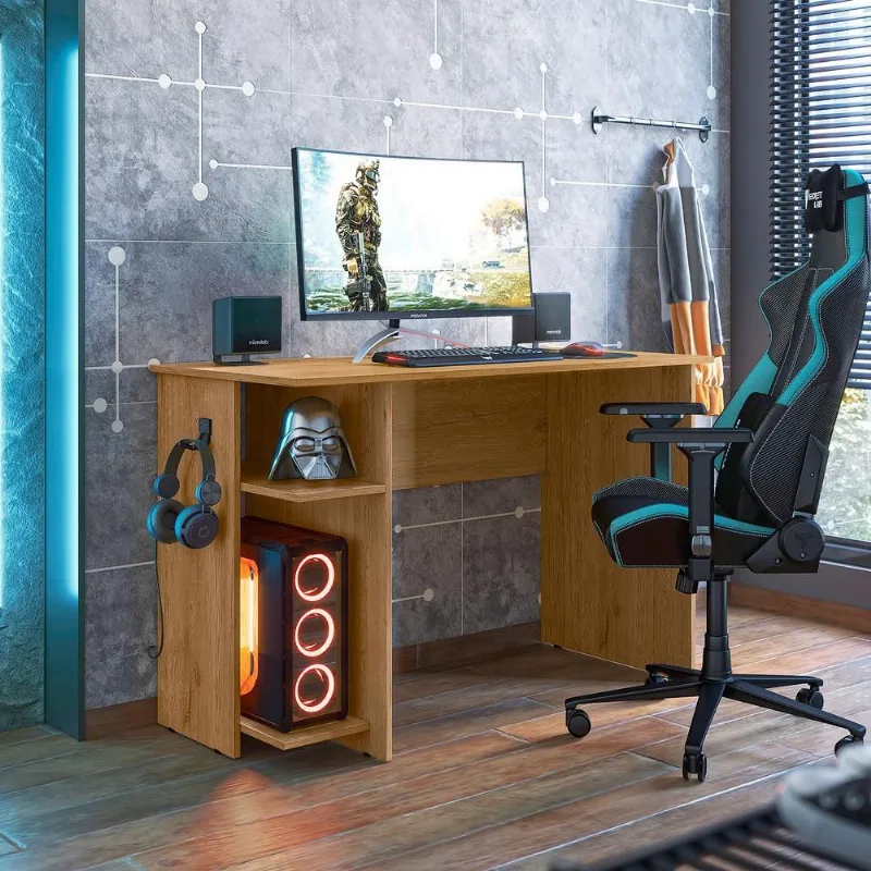 Mesa Gamer 3875 Qmovi Freijó