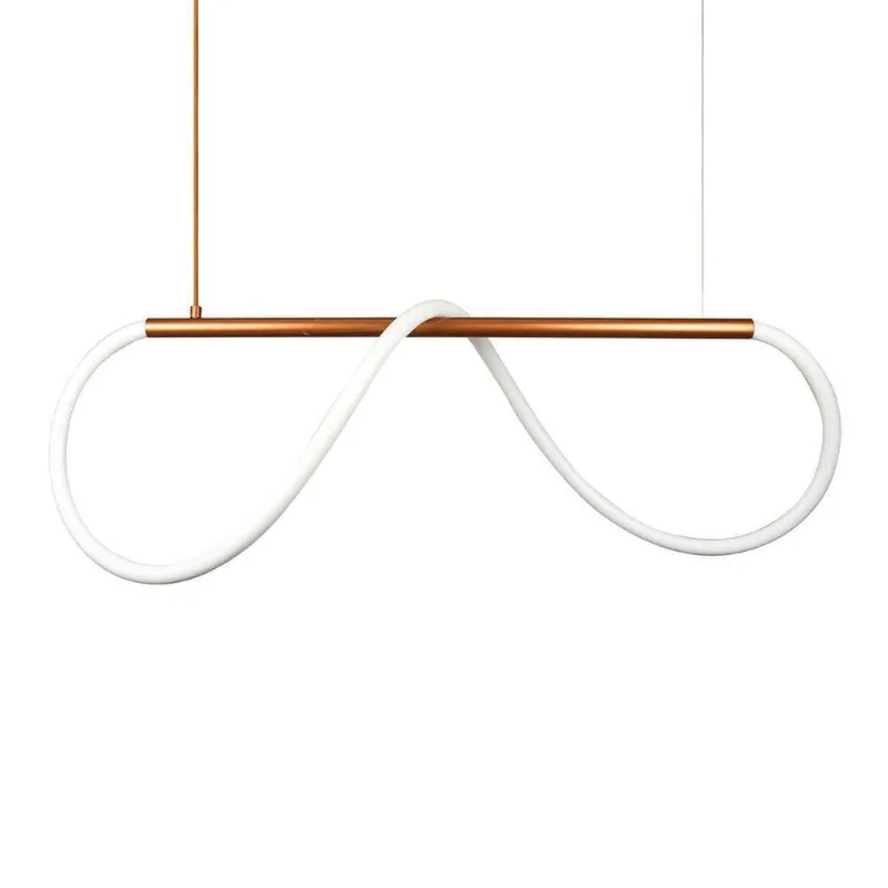 Lustre Design Moderno Rope 38w - Silicon Led 6000k - Bronze