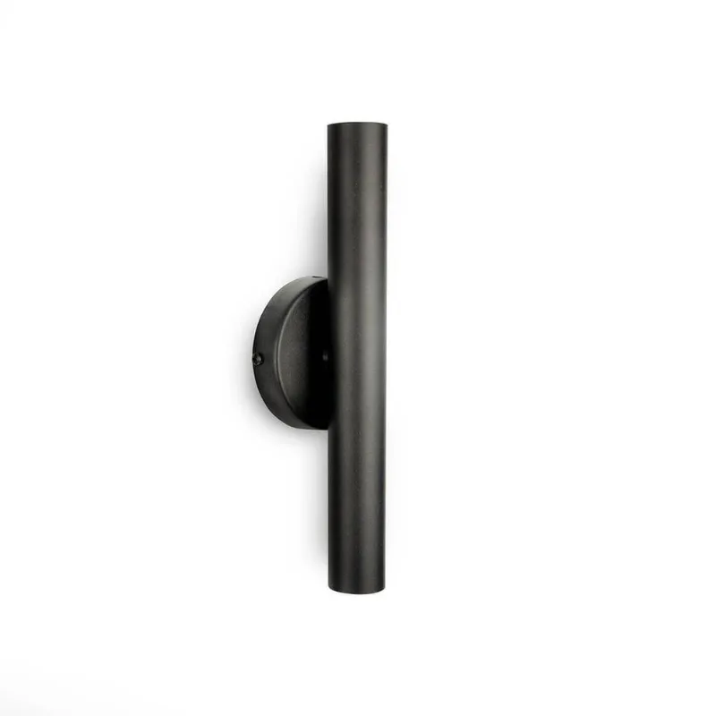 Arandela De Parede Foco Simples Slim Palito - Preto