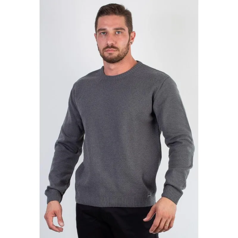 Blusão masculino de malha gola redonda 50003
