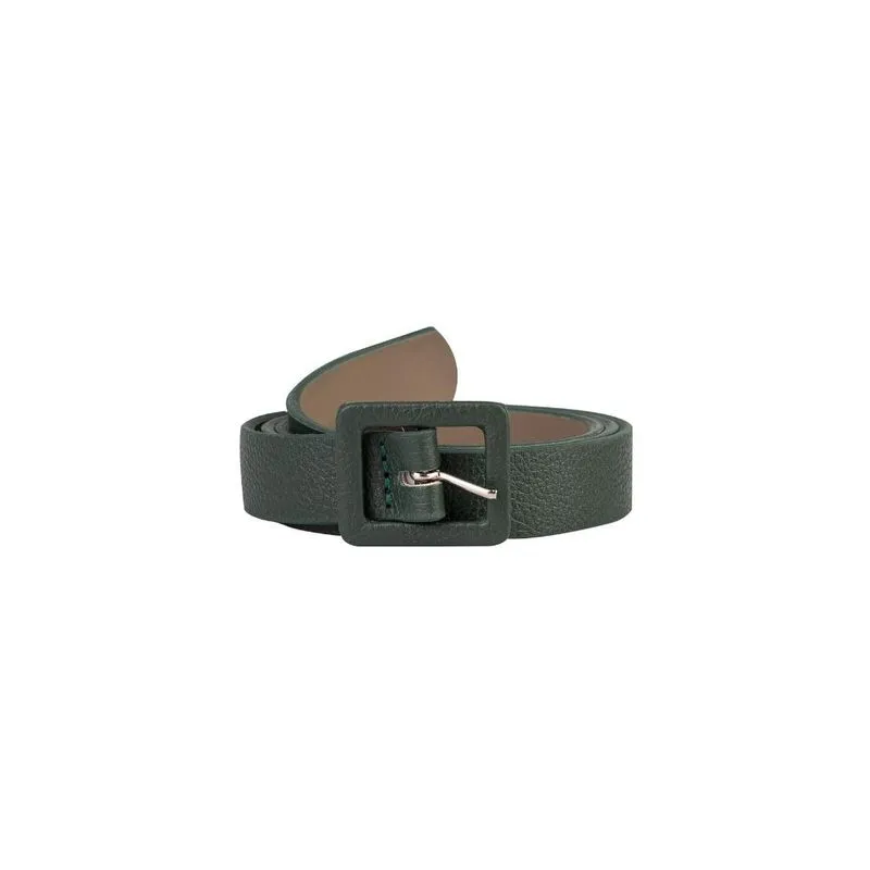 Cinto feminino de couro liso Bella