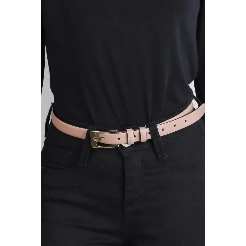 Cinto feminino de couro Ellen