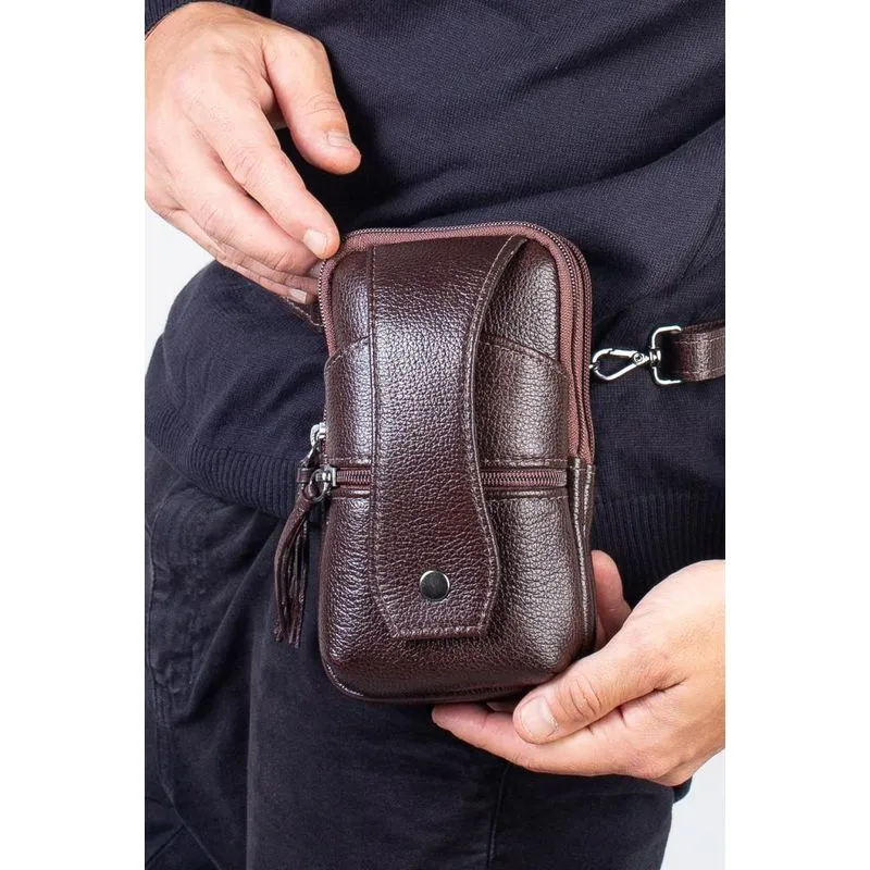 Shoulder bag 2 em 1 de couro Vinni