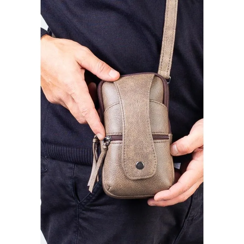 Shoulder bag 2 em 1 de couro Vinni