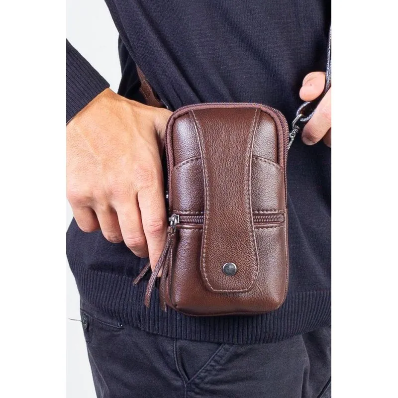 Shoulder bag 2 em 1 de couro Vinni